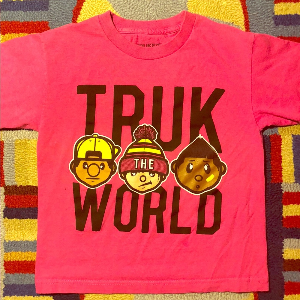 Pink Truk World T-shirt